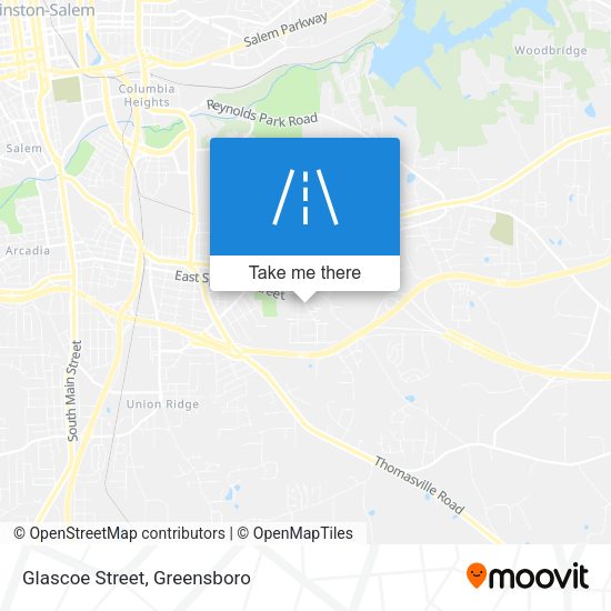 Mapa de Glascoe Street