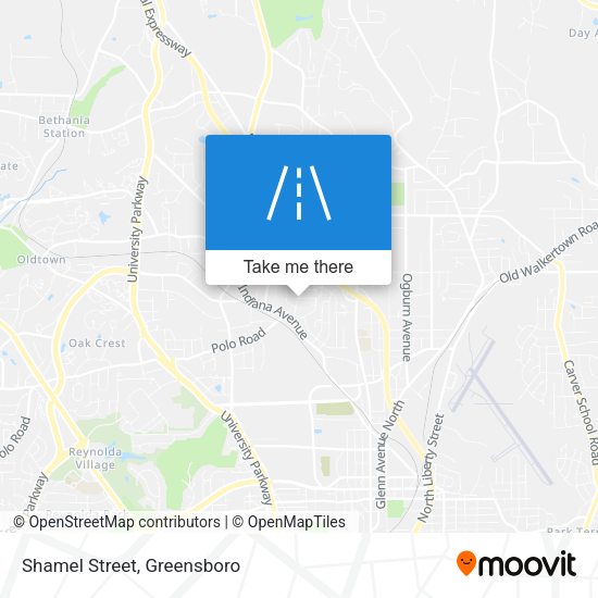 Mapa de Shamel Street