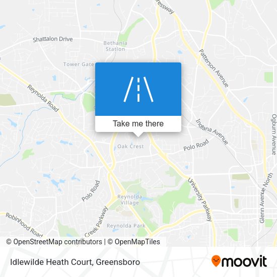 Idlewilde Heath Court map