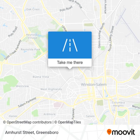 Mapa de Amhurst Street