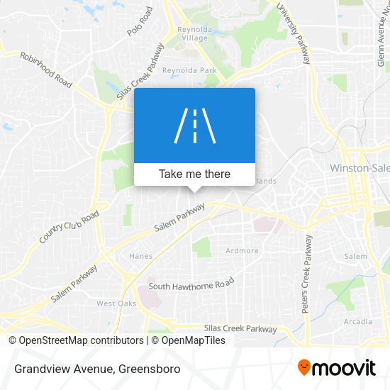 Grandview Avenue map