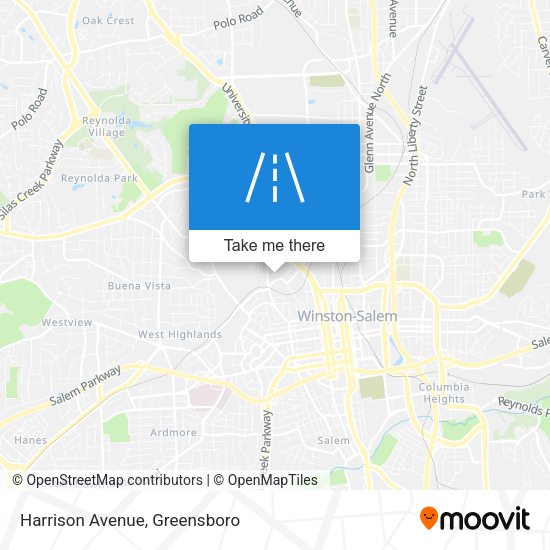 Mapa de Harrison Avenue