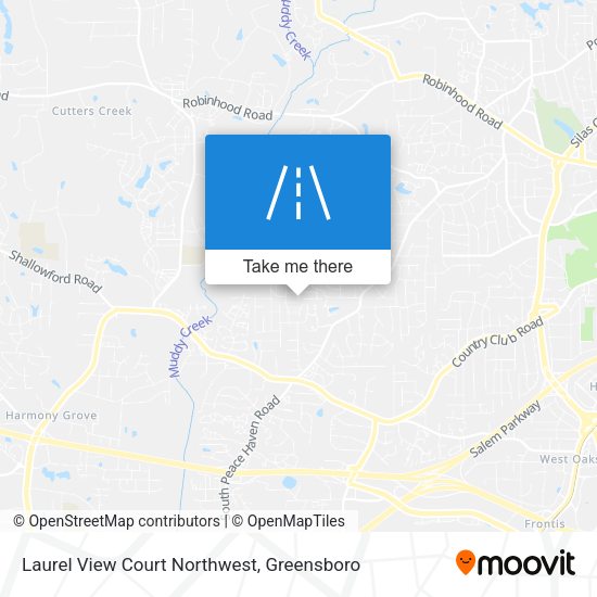 Mapa de Laurel View Court Northwest