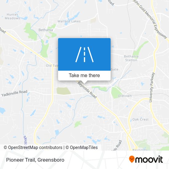 Mapa de Pioneer Trail