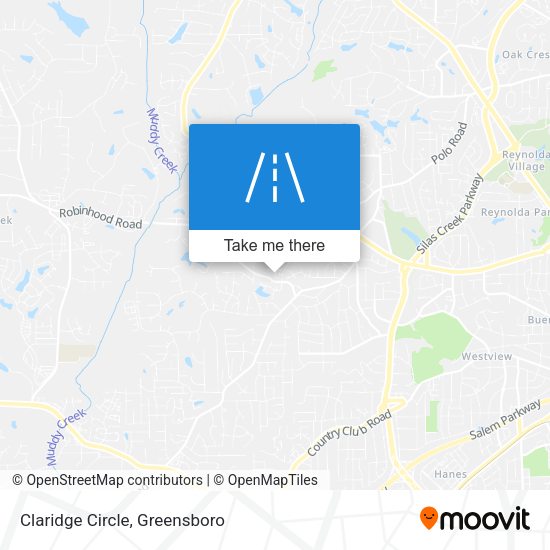 Claridge Circle map