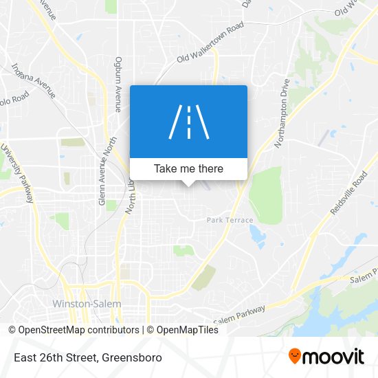 Mapa de East 26th Street