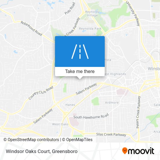Mapa de Windsor Oaks Court