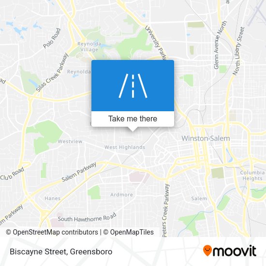 Mapa de Biscayne Street