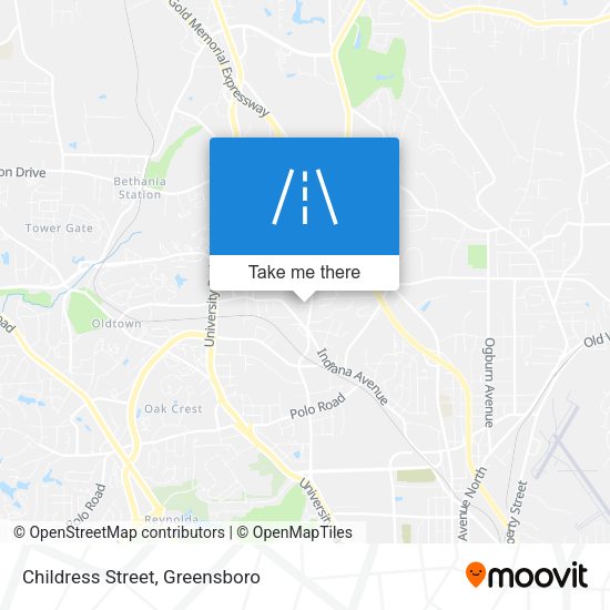 Childress Street map