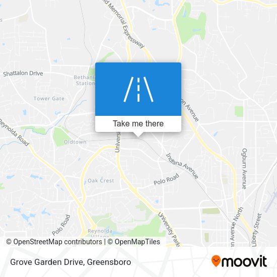 Grove Garden Drive map
