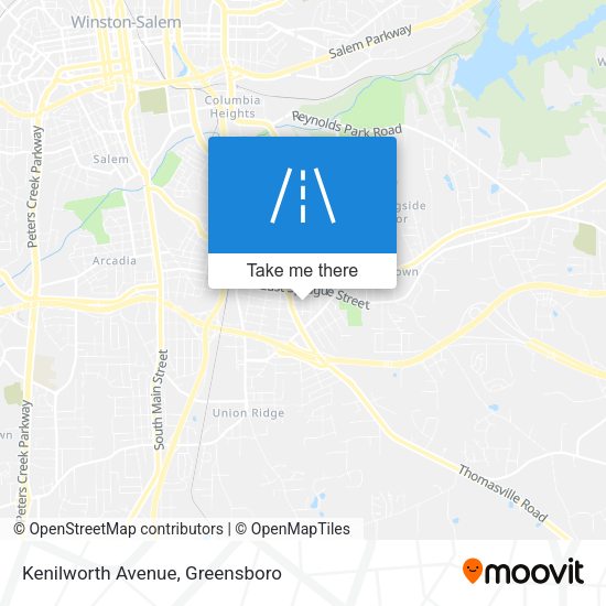 Kenilworth Avenue map