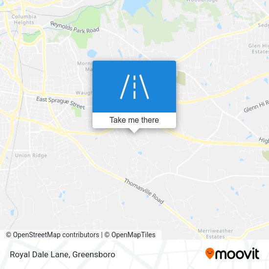 Royal Dale Lane map