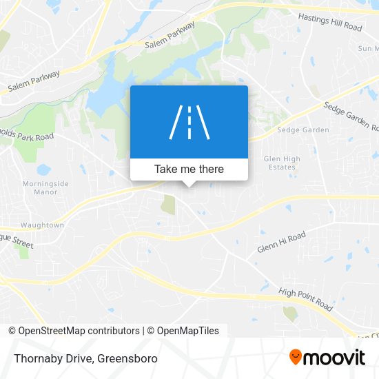 Mapa de Thornaby Drive