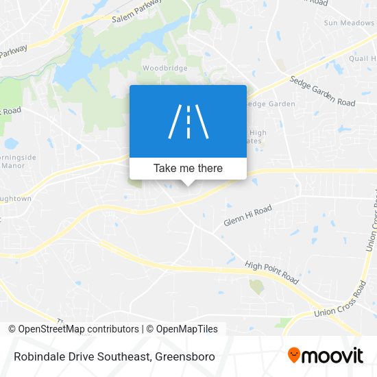 Mapa de Robindale Drive Southeast