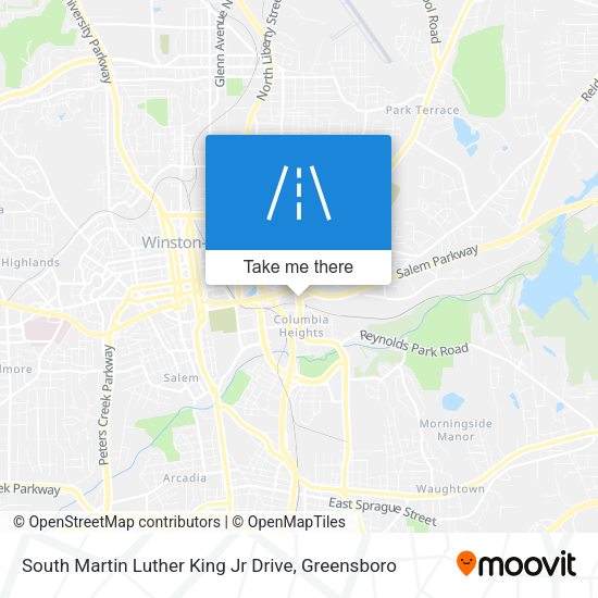 South Martin Luther King Jr Drive map