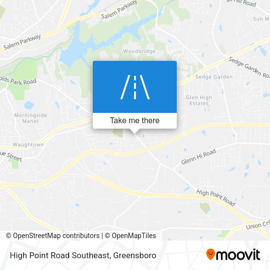 Mapa de High Point Road Southeast