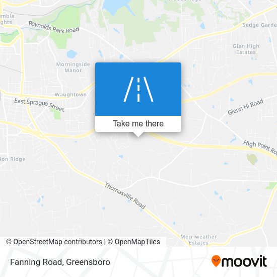 Mapa de Fanning Road