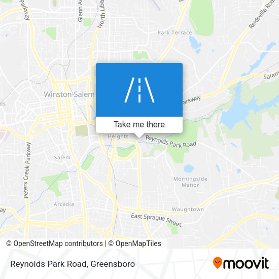 Mapa de Reynolds Park Road