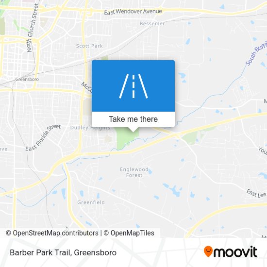 Mapa de Barber Park Trail
