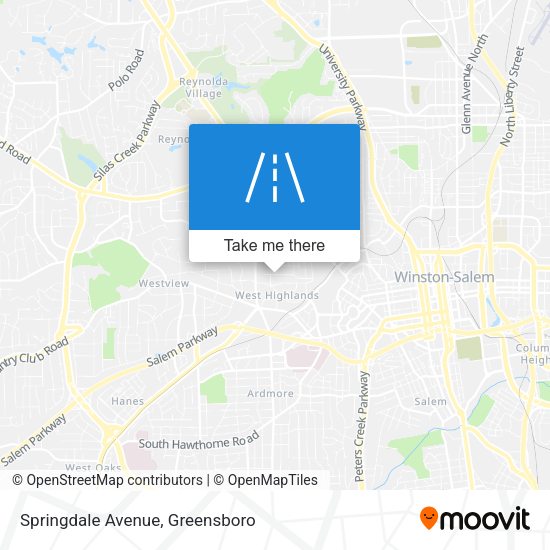 Mapa de Springdale Avenue