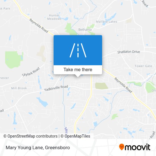 Mapa de Mary Young Lane