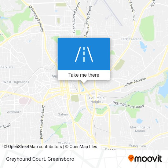 Mapa de Greyhound Court