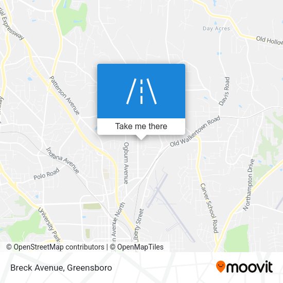 Mapa de Breck Avenue