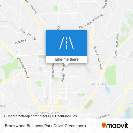 Brookwood Business Park Drive map