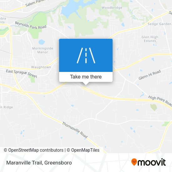 Mapa de Maranville Trail