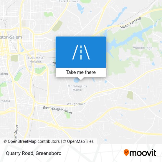 Mapa de Quarry Road