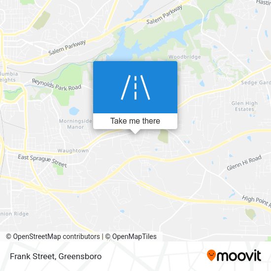 Mapa de Frank Street