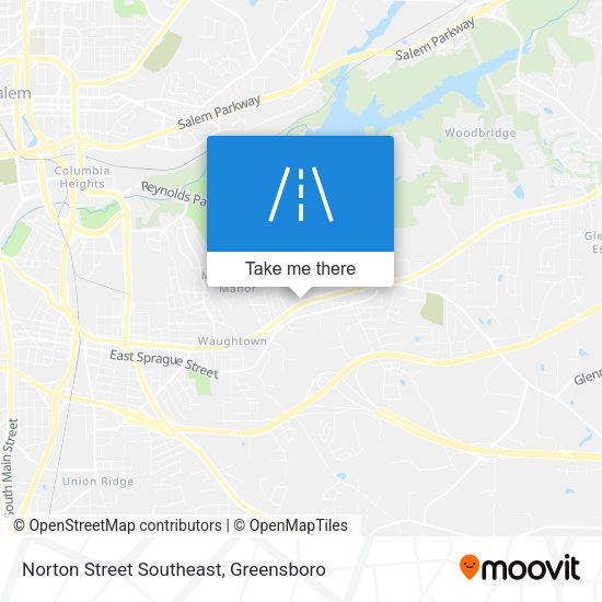 Norton Street Southeast map