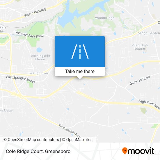 Cole Ridge Court map