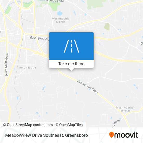 Mapa de Meadowview Drive Southeast