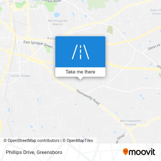 Mapa de Phillips Drive