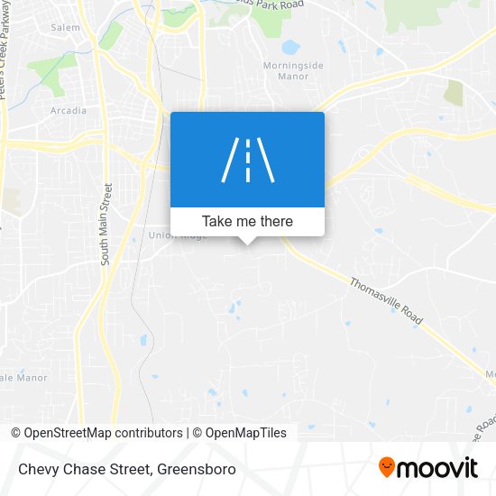Chevy Chase Street map