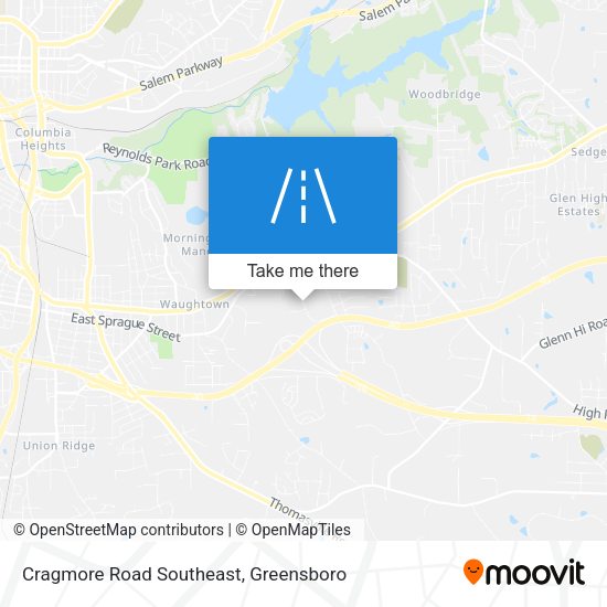 Cragmore Road Southeast map