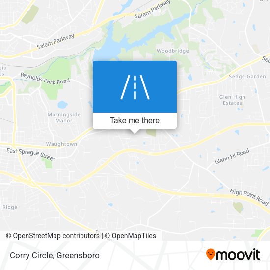 Mapa de Corry Circle