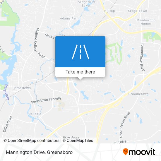 Mannington Drive map