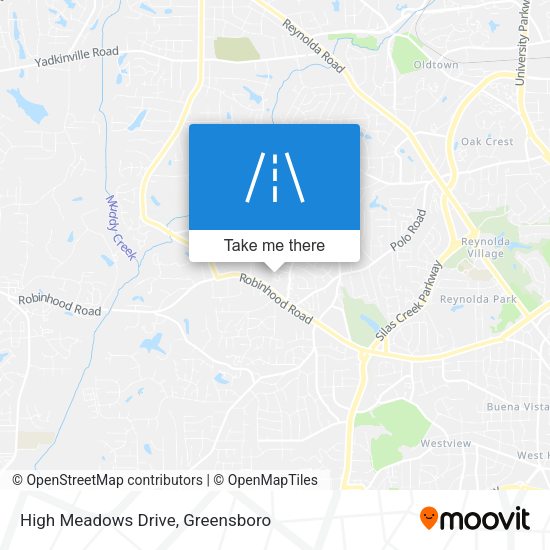 Mapa de High Meadows Drive