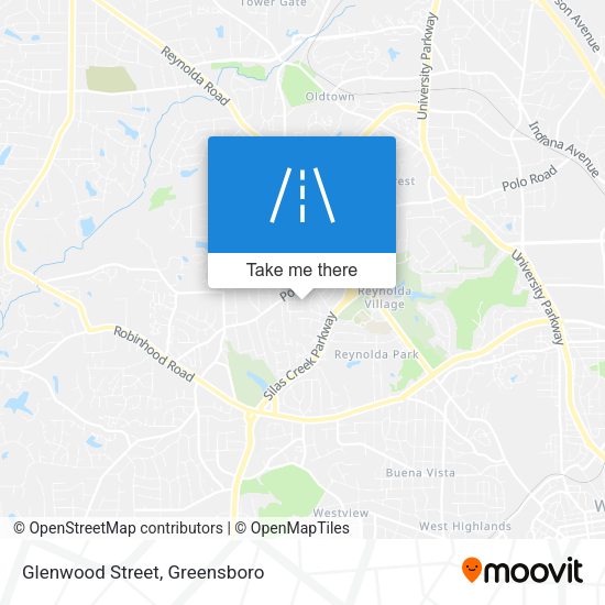 Glenwood Street map