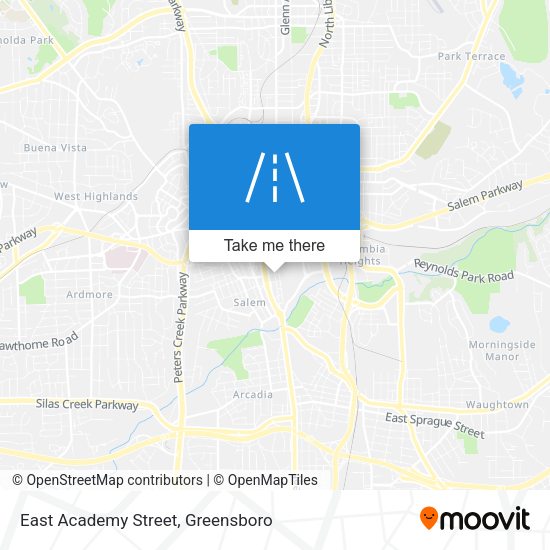 East Academy Street map