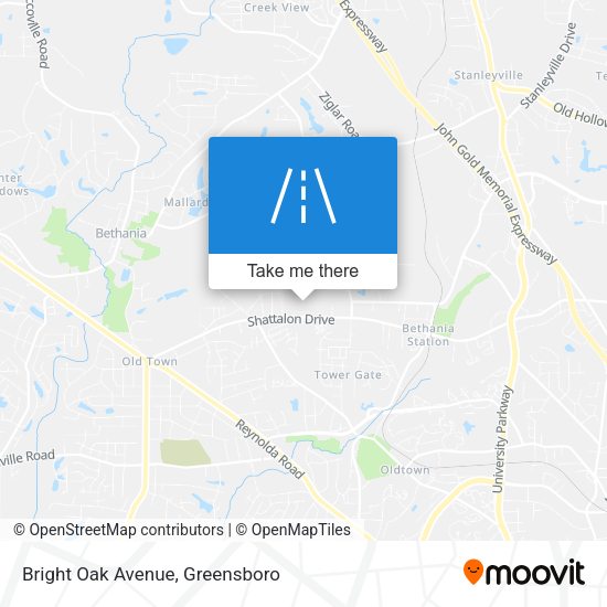 Mapa de Bright Oak Avenue