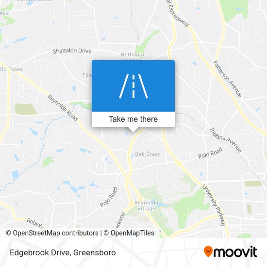 Edgebrook Drive map