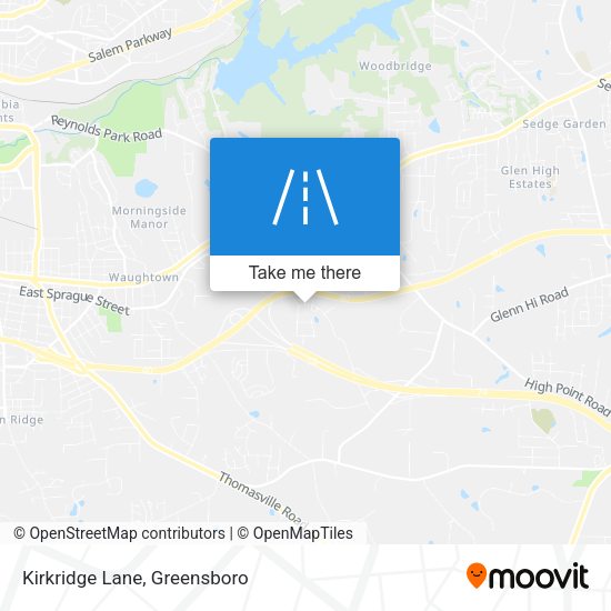 Kirkridge Lane map