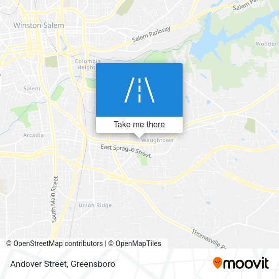 Mapa de Andover Street
