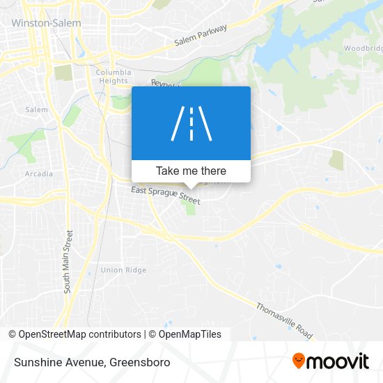 Mapa de Sunshine Avenue