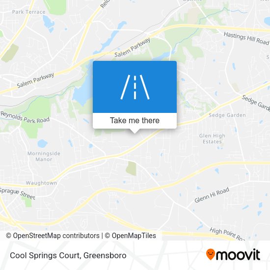 Cool Springs Court map