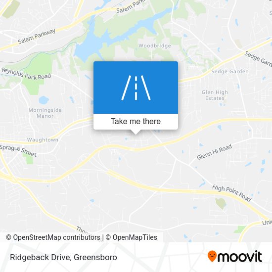 Ridgeback Drive map
