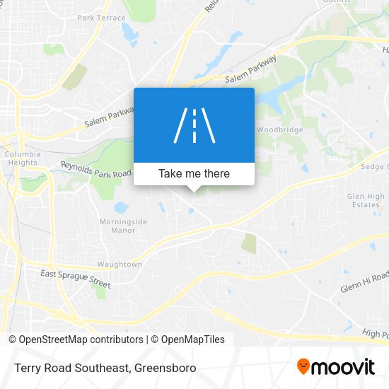 Mapa de Terry Road Southeast